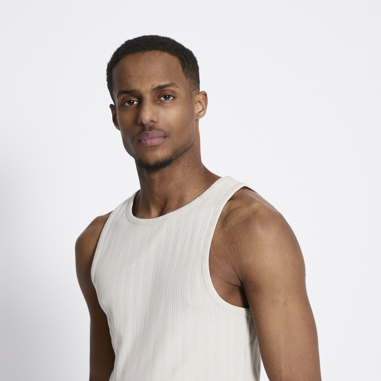 Tank top "More" Light Beige